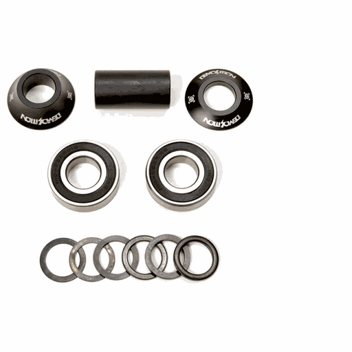 DEMOLITION mid size bottom bracket set with sealed bearings, spacers, and washers for mid BB frames