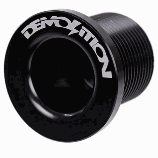 Black Demolition Top Bolt made from durable 6061-T6 alloy with 25mm diameter and 1.5mm thread for heavy-duty fastening.