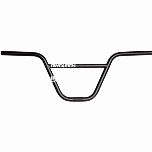 Black Demolition X Markit H-bar BMX handlebar with 29-inch width and 2-piece 4130 CrMo construction
