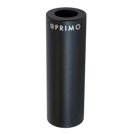 PRIMO BINARY PL V2 black replacement sleeve for bike pegs with white logo