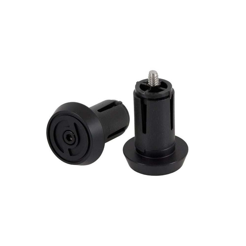 PRIMO ICON black bicycle handlebar bar ends with screw fasteners