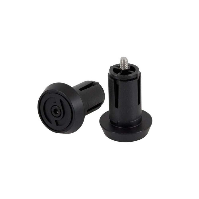 PRIMO ICON black bicycle handlebar bar ends with screw fasteners