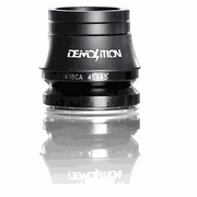 Black Demolition Headset V2 with sealed cartridge bearings and etched logo, Campy spec integrated style.