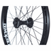 Demolition Whistler Frontwheel with black double-walled pinned rim and 36 spokes, featuring Whistler front hub and sealed bearings.
