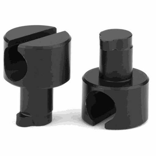 Kink Desist Cable clamp set in black for preventing cable kinks and strain protection
