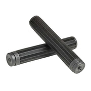 Primo Griffin Supersoft black bike handlebar grips without flange with textured surface