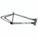 Kink Tactic BMX frame made of seamless Sanko 4130 chromoly tubing with integrated chain tensioners and removable brake mounts, featuring a 75-degree headtube angle and 13-inch chainstay length.