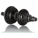 Black Whistler Lite Cassette hub with 14mm axle, 9t driver, and sealed bearings for BMX bikes
