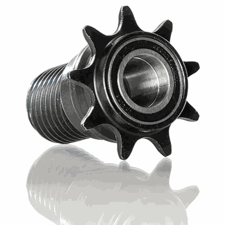 Demolition Rotator V4 Driver unit with sealed bearing and 9-tooth CrMo construction for freecoaster hub compatibility