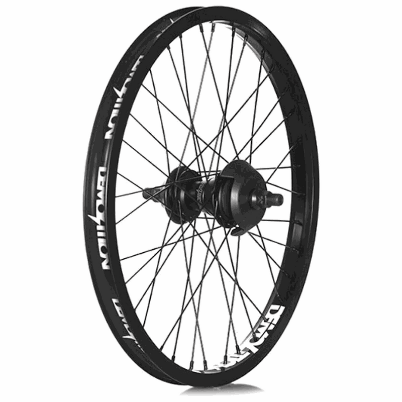 Demolition Whistler Lite 18 inch BMX rear wheel with Zero 18 aluminum rim and sealed bearing cassette hub