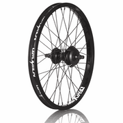 Demolition Laufrad Cassette Whistler Lite all-black 36-hole bike wheel with 9t driver and double-walled rim