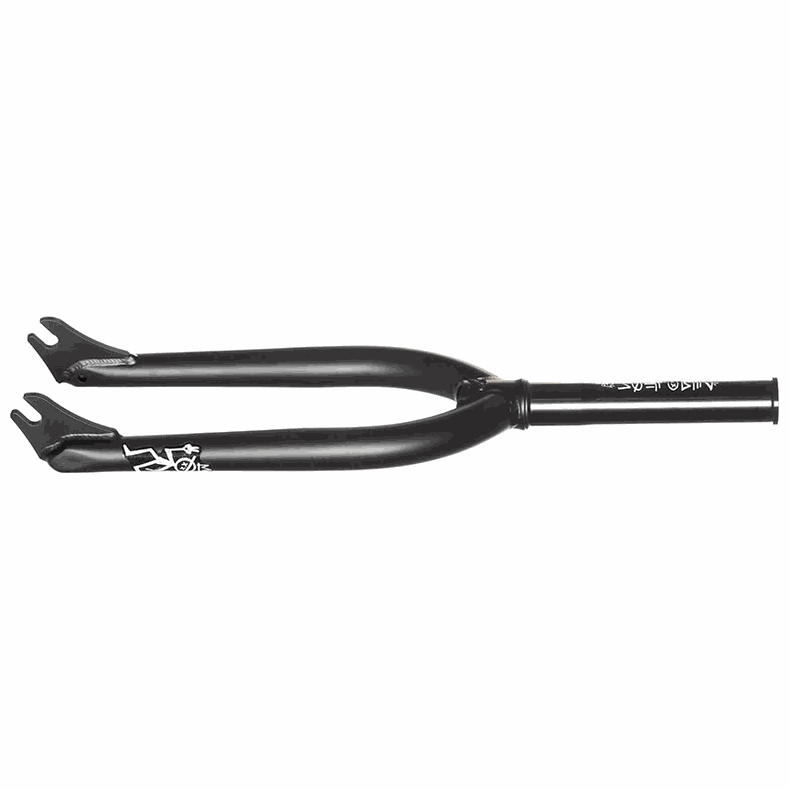 Kevin Peraza KP fork black 100% heat-treated CRMO BMX bike fork with tapered legs and CNC dropouts