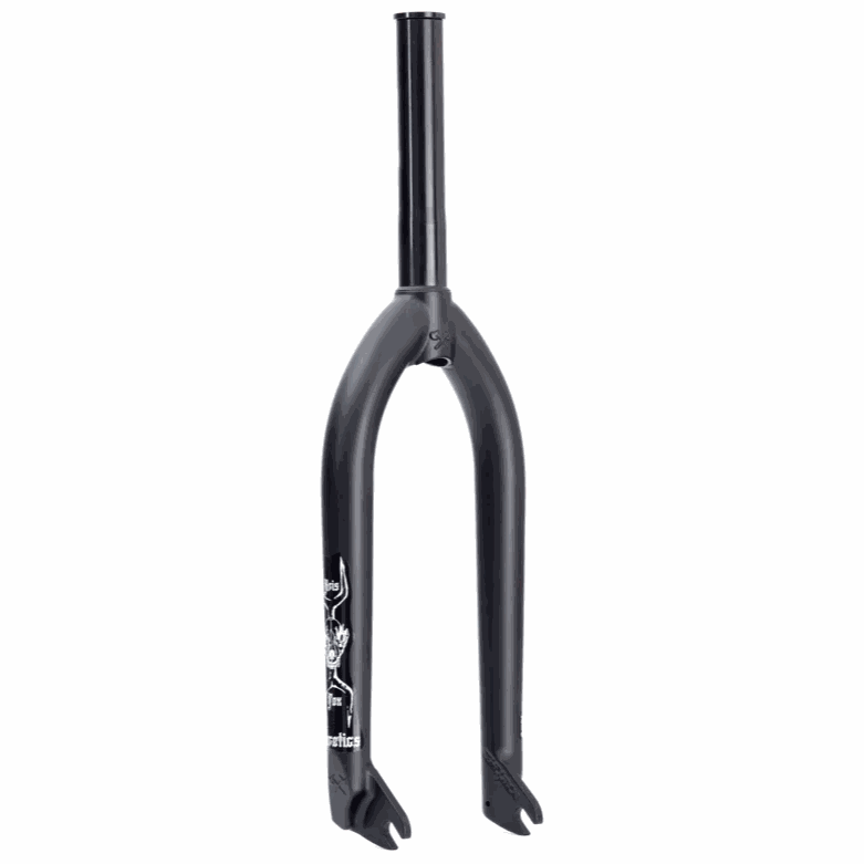 Kris Fox Signature Heretics Fork made of 100% heat-treated CRMO with tapered legs and wide blades for 2.4+ tires