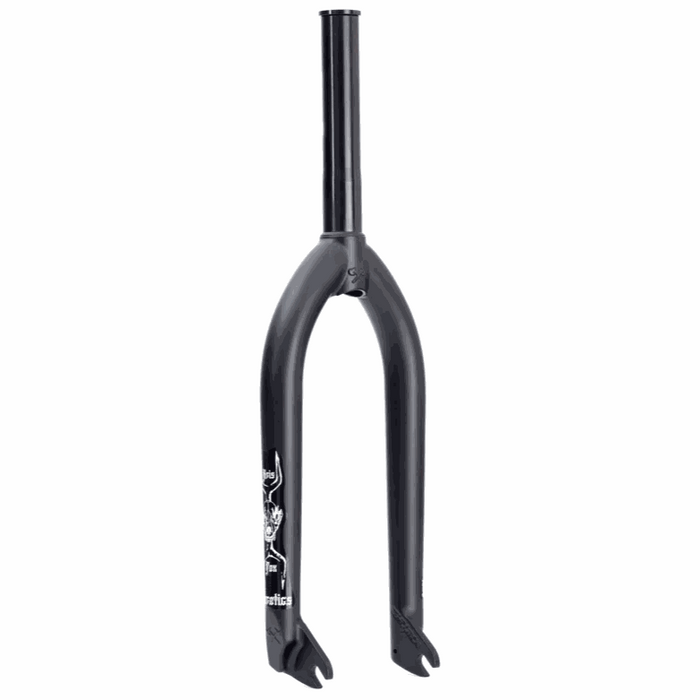 Kris Fox Signature Heretics Fork made of 100% heat-treated CRMO with tapered legs and wide blades for 2.4+ tires
