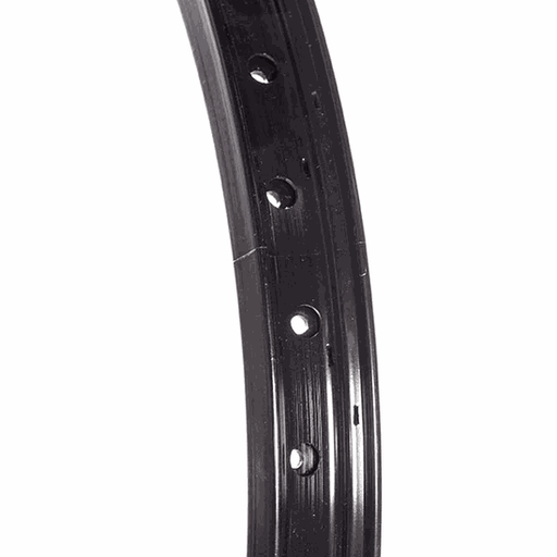 DEMOLITION RIM TEAM 20" double-wall black BMX rim with pinned seam and 36 holes for durable lightweight construction
