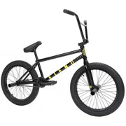 Black Fiend Type CV BMX bike with chromoly frame, Embryo fork, Mission brakes, Fiend grips, and Innova 2.4" tires