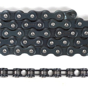 Close-up of CULT 510 CHAIN with Teflon coating, stamped logos, and heat-treated riveted pins for durability