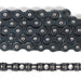Close-up of CULT 510 CHAIN with Teflon coating, stamped logos, and heat-treated riveted pins for durability