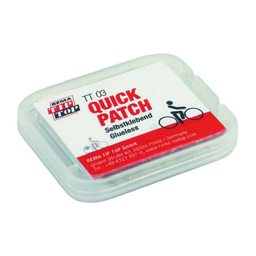 TIP TOP TT3 Quick Patch Kit with 6 self-adhesive TPU patches for fast bike inner tube repairs
