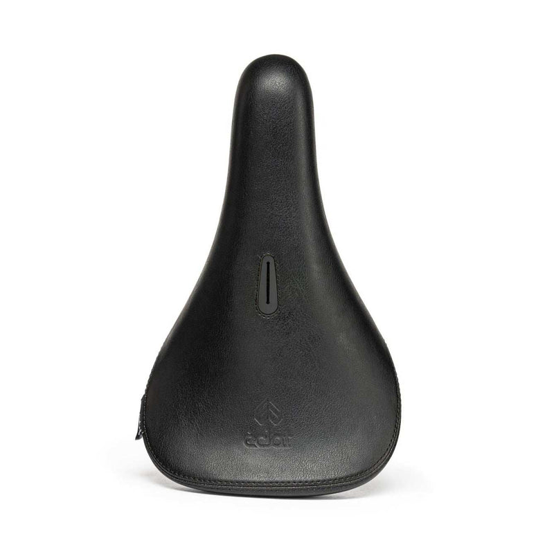 Black ÉCLAT EXILE PIVOTAL SEAT with ergonomic contoured foam and reinforced nose section, compatible with Pivotal seat posts.