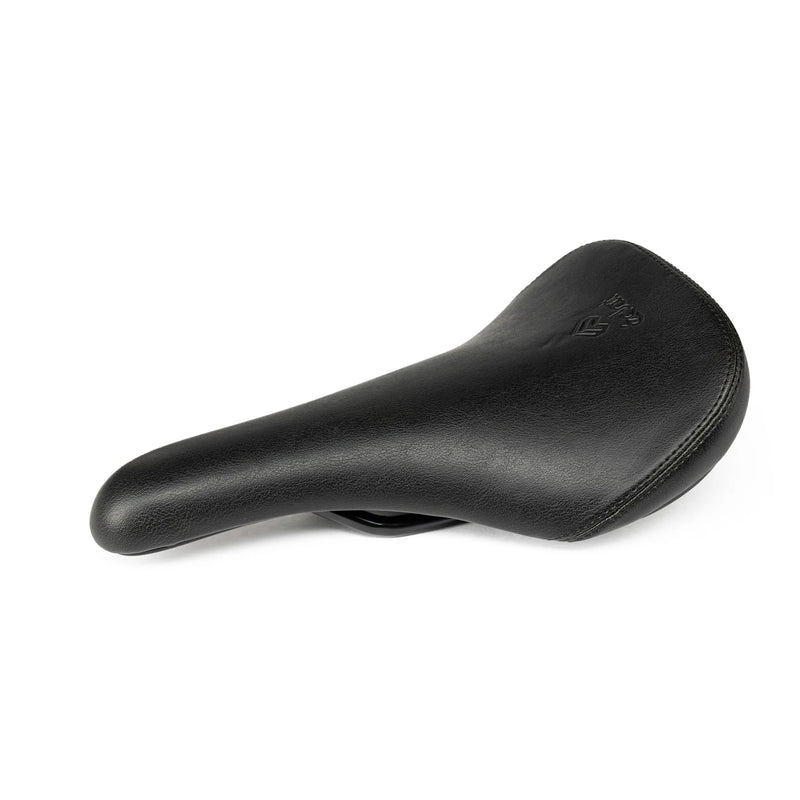 ÉCLAT EXILE Railed Seat, slim contoured black design, durable railed base, ergonomic foam shape.
