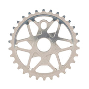 ÉCLAT EXILE CHAINRING, 7075-T6 alloy, multi-spoke design, available in 25t-36t, lightweight and strong.