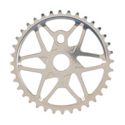 ÉCLAT EXILE CHAINRING, multi-spoke design, 7075-T6 alloy, CNC finished, size range 25t-36t.