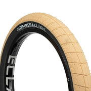ÉCLAT FIREBALL TIRE with super-wide tread and grind-resistant sidewall for street riders.