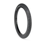 Éclat Mugen Tire for BMX flatland riding in black with unique race-spec rubber compound.