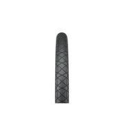 Éclat Mugen Tire with black micro-textured surface for optimal grip, designed for flatland BMX riding.