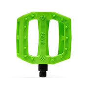 ÉCLAT SLASH PEDAL in green with knurled top surface and crmo spindle.