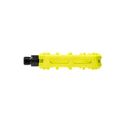 ÉCLAT SLASH PEDAL, lightweight yellow nylon pedal with crmo spindle and knurled surface.