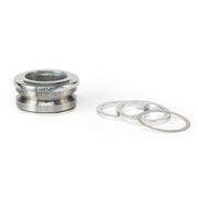 Éclat Wave 6 Headset with low-stack 6mm topcap, silver polished finish, includes spacers.