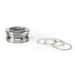 Éclat Wave 6 Headset with low-stack 6mm topcap, silver polished finish, includes spacers.