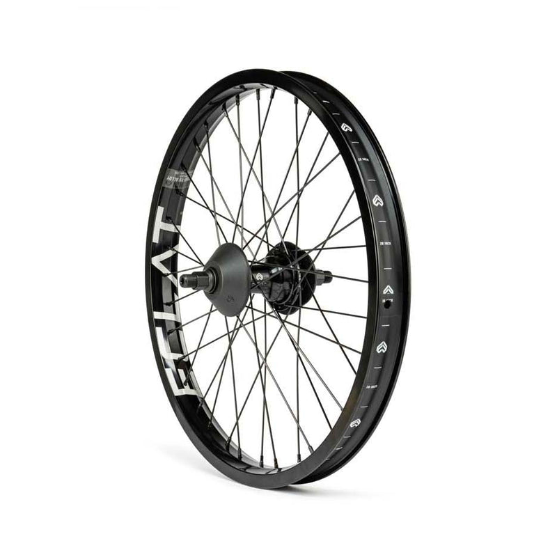 ÉCLAT BONDI/SHIFT FREECOASTER rear wheel with black 6066-T6 alloy rim, 36h stainless steel spokes, and revolutionary Freecoaster hub.