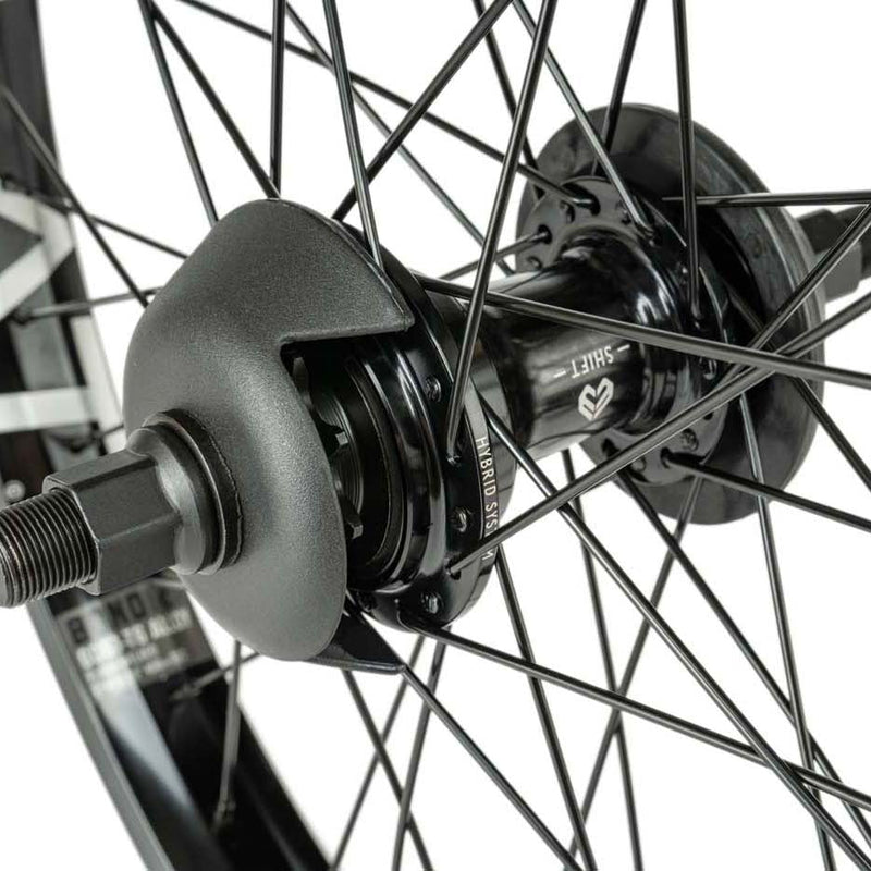 ÉCLAT BONDI/SHIFT FREECOASTER rear wheel, stainless steel spokes, 6066-T6 alloy rim, black hub, 36h, Freecoaster hub mechanism.