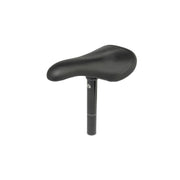 Lightweight BMX ÉCLAT COMPLEX 2024 COMBO SEAT with adjustable foam density and black 6061-T6 alloy post.