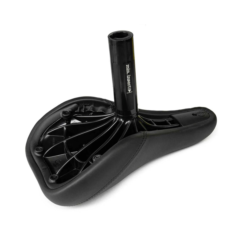 Black Éclat Unify Combo Seat with alloy post and durable nylon Cordura cover for BMX bikes