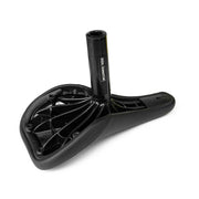 Black Unify Combo Seat with alloy core and durable Cordura cover, designed for low seat riding with a larger base for support