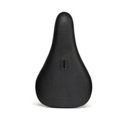 ÉCLAT OZ SEAT, black pivotal bicycle seat with slim design and polypropylene base.