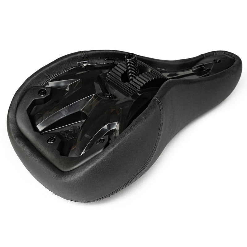 ÉCLAT OZ SEAT - Black Pivotal bike saddle with minimalistic design and strong polypropylene base.