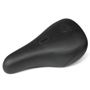 ÉCLAT OZ SEAT black pivotal seat with minimal design, available in slim and fat versions, 100% polypropylene base.