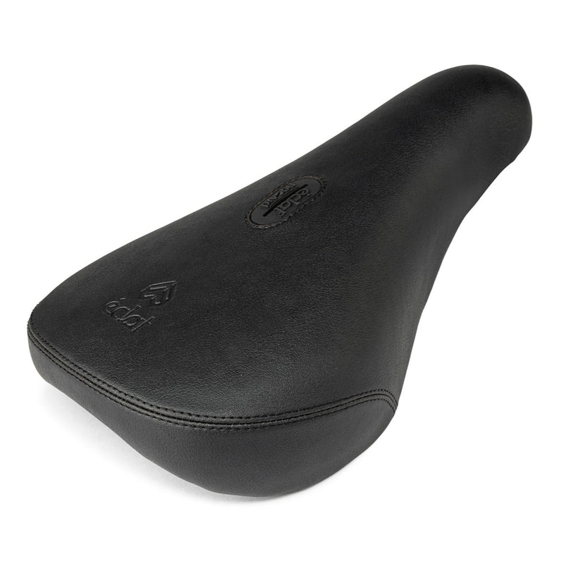 Black ÉCLAT OZ SEAT with slim, minimalistic pivotal design and durable polypropylene base for BMX bikes