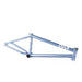 CULT GEORGE NTAVOUTIAN shorty IC2 BMX bike frame in blue with reinforced tubing and integrated headtube.