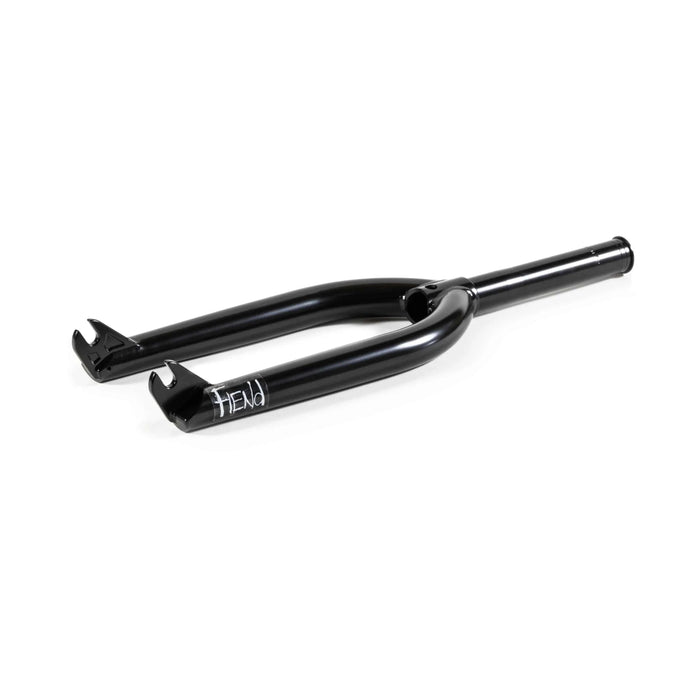 Black Fiend Invest BMX fork with heat-treated Chromoly tubing and machined steerer tube