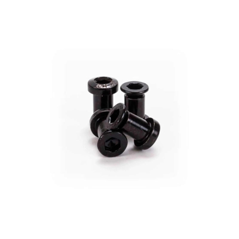 Set of black Fiend Hovac bolts for Havoc Sprocket Guard replacement hardware