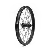 Black Fiend Cab front wheel with 36h 6061 aluminum rim and nylon hub guards