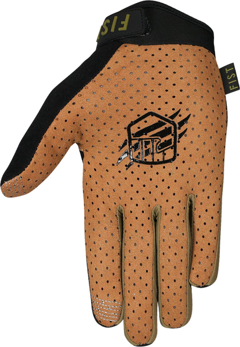 Fist Summer Gloves Black n Tan Breezer