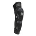 FUSE Omega 75 Elite black and grey MTB knee and shin protective pad combo with reinforced Kevlar and breathable Lycra design