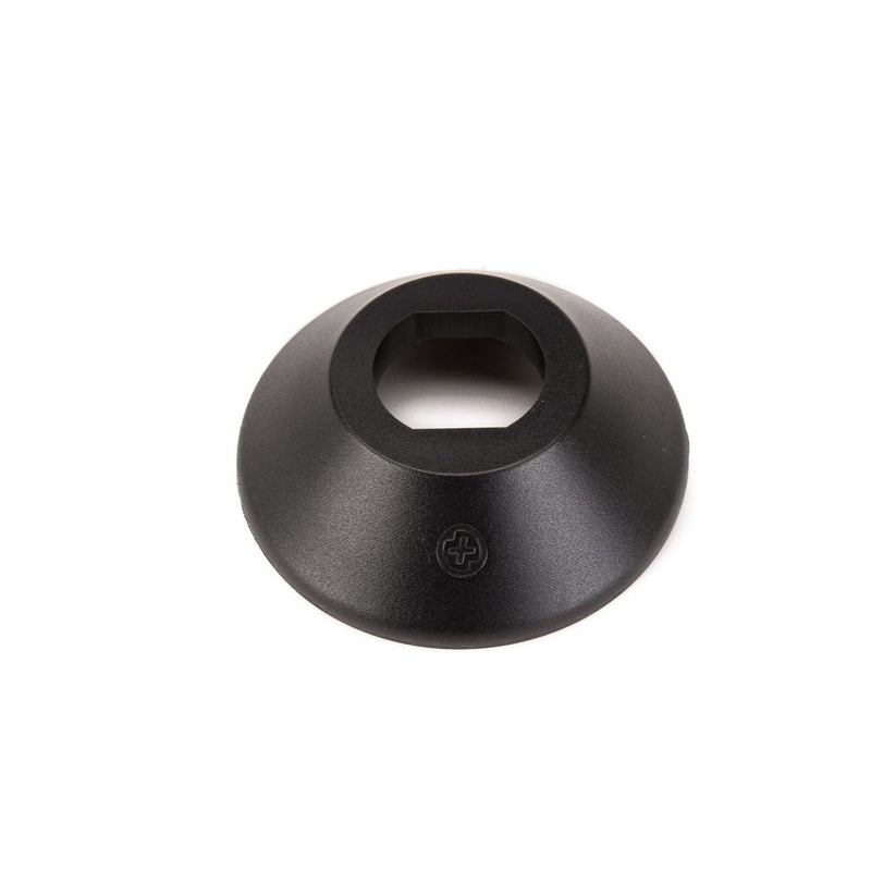 Black SALTPLUS PRO Nylon Rear OEM Hub Guard on white background.